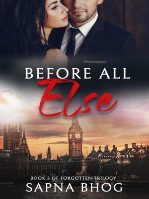 cover image of Before All Else